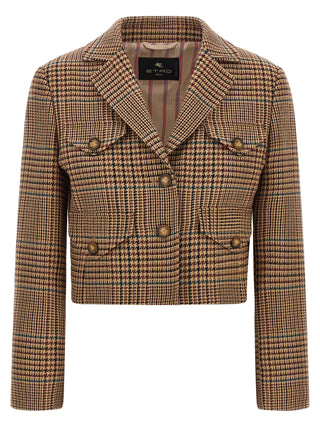 Etro Brown Wool Blazer