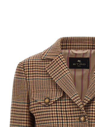 Etro Brown Wool Blazer