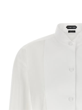 Tom Ford White Cotton Blouse