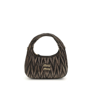Miu Miu Brown Lamb Shoulder Bag