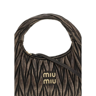 Miu Miu Brown Lamb Shoulder Bag