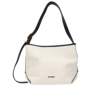 Jil Sander Logo Fabric Crossbody Bag