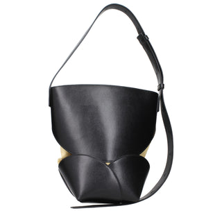 Jil Sander Front Logo Leather Crossbody Bag