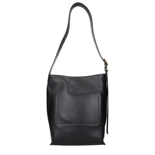 Jil Sander Vintage-Effect Leather Crossbody Bag