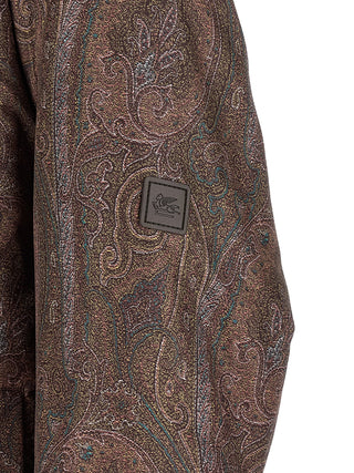 Etro Brown Polyester Bomber