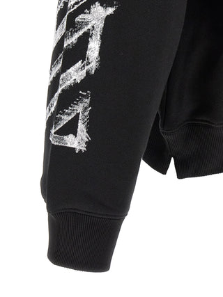 Off-White Black Cotton Sweatshirt
