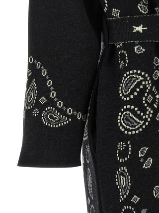 Alanui Black Virgin Wool Coat