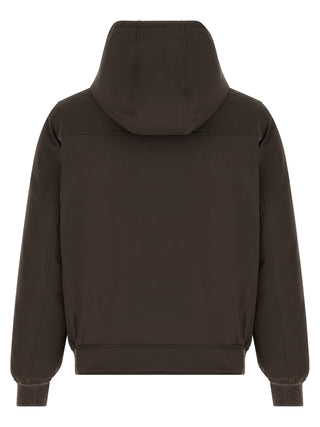 Brunello Cucinelli Brown Polyamide Full-Length Jacket