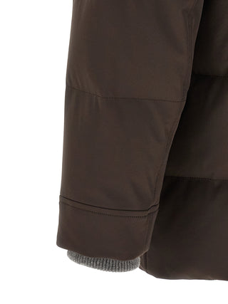 Brunello Cucinelli Brown Polyamide Parka