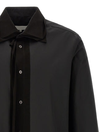 Maison Margiela Black Cotton Blouse