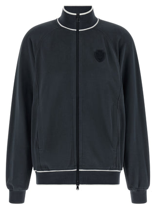 Brunello Cucinelli Blue Cotton Sweatshirt
