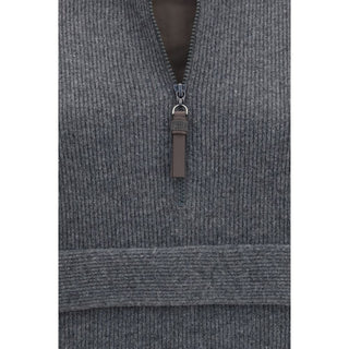 Brunello Cucinelli Cashmere Half-Zip Sweater