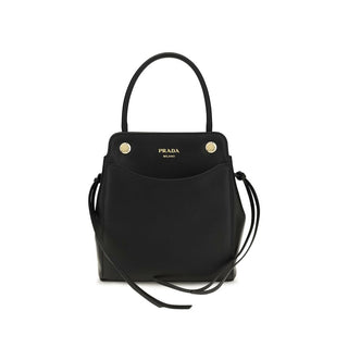 Prada Black Calf Leather Shoulder Bag
