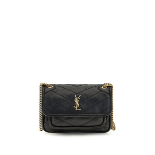 Saint Laurent Niki Mini Leather Shoulder Bag