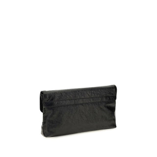 Balenciaga Black Lamb Clutch Bag