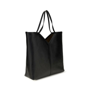 Saint Laurent Black Calf Leather Shoulder Bag