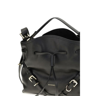 Givenchy Black Calf Leather Backet Bag