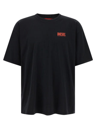 Diesel Black Cotton T-Shirt