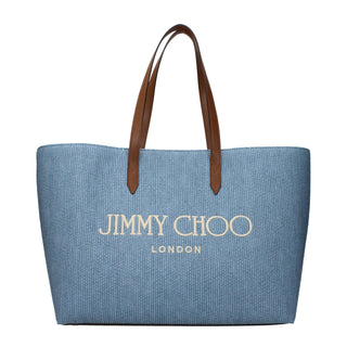 Jimmy Choo Logo Canvas Tote Bag