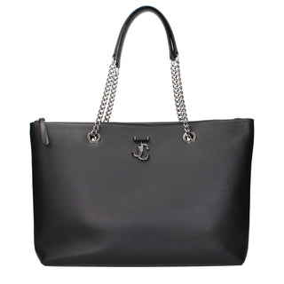 Jimmy Choo Logo Leather Shoulder Bag