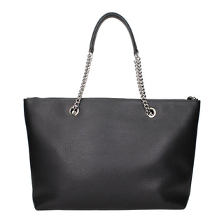 Jimmy Choo Logo Leather Shoulder Bag