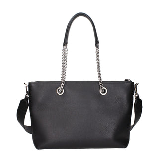 Jimmy Choo Logo Leather Top Handle Shoulder Bag