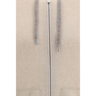 Brunello Cucinelli Cashmere Zip-Up Hoodie