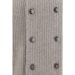Brunello Cucinelli English Rib Cashmere Cardigan