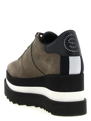 Stella McCartney Sneak-Elyse Alter Suede Platform Sneakers