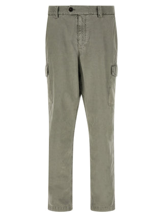 Brunello Cucinelli Bicolor Cotton Cargo Pants