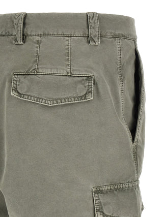 Brunello Cucinelli Bicolor Cotton Cargo Pants