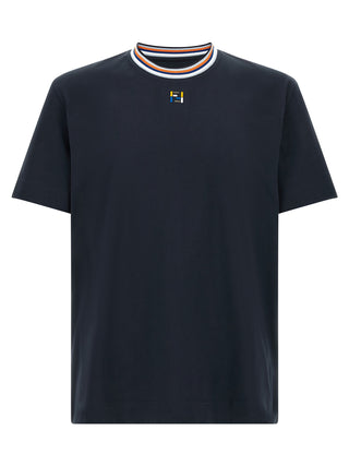 Fendi Blue Cotton T-Shirt