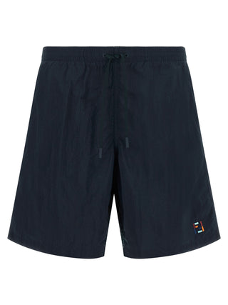 Fendi Blue Polyamide Swim Shorts