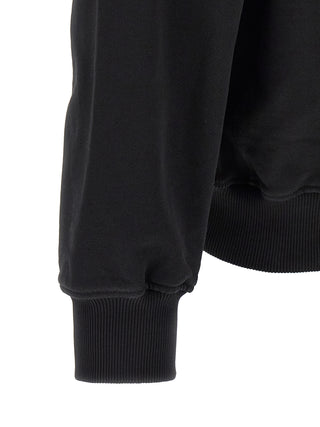 Casablanca Black Organic Cotton Sweatshirt