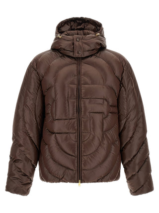 Casablanca Brown Polyamide Full-Length Jacket
