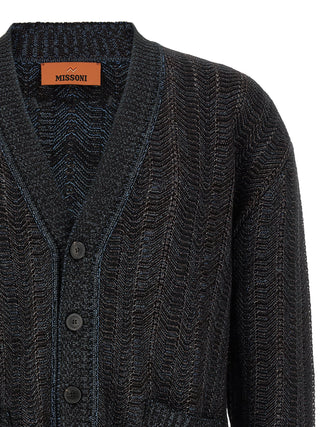 Missoni Blue Viscose Cardigan