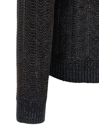 Missoni Blue Viscose Cardigan