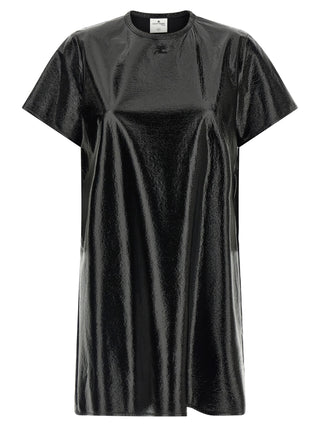Courrèges Vinyl T-Shirt Mini Dress