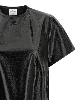 Courrèges Vinyl T-Shirt Mini Dress