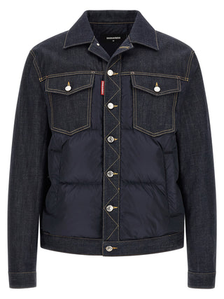Dsquared² Blue Cotton Denim Jacket