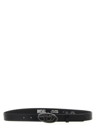 Diesel Black Other Fibres Regular Belt