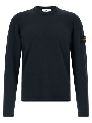 Stone Island Blue Cotton Cardigan