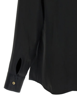 Khaite Black Acetate Blouse