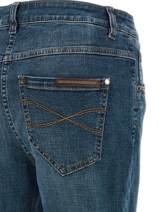 Brunello Cucinelli Monile Detail Straight-Leg Jeans
