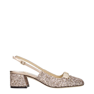 Jimmy Choo Arin Glitter Flat Sandals
