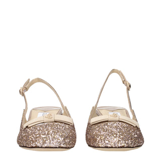 Jimmy Choo Arin Glitter Flat Sandals