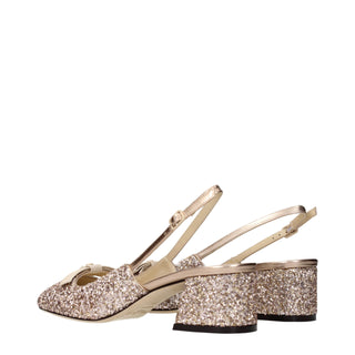 Jimmy Choo Arin Glitter Flat Sandals