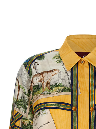 Gucci Multicolor Silk Blouse