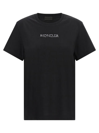 Moncler Embroidered Logo Cotton T-Shirt