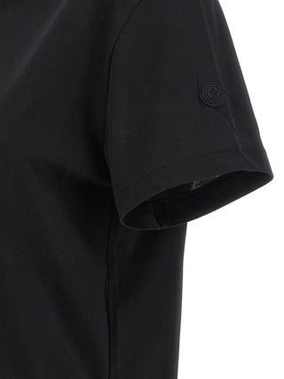 Moncler Embroidered Logo Cotton T-Shirt
